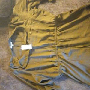 Hunter Green plus size top